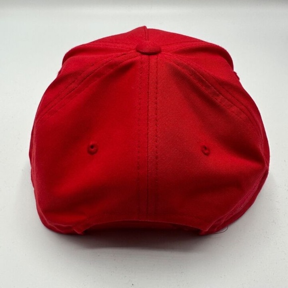 New Commonwealth For the Greater Good Red Adjustable Snapback Hat One Size - Picture 5 of 10